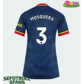 Arsenal Cristhian Mosquera #3 Bortatröja Kvinnor 2026-27 Kortärmad